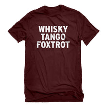 Mens WHISKY TANGO FOXTROT Unisex T-shirt