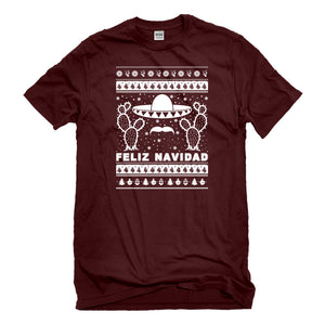 Mens Feliz Navidad Unisex T-shirt