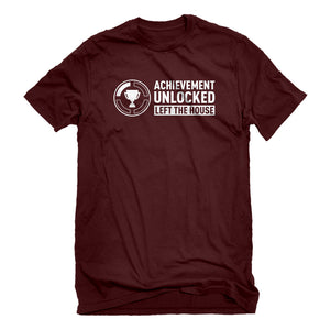 Mens Achievement Unlocked Left The House Unisex T-shirt
