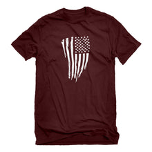 Mens American Flag Vertical Unisex T-shirt