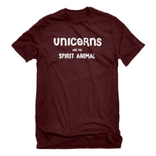 Mens Unicorns are my Spirit Animal Unisex T-shirt