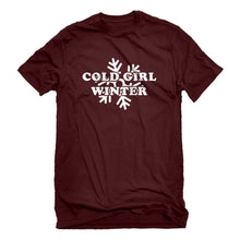 Mens Cold Girl Winter Unisex T-shirt