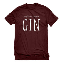 Mens My Blood Type is Gin Unisex T-shirt
