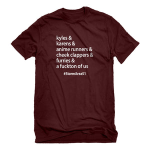 Mens Storm Area 51 Runner Unisex T-shirt