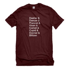 Mens Reindeer Names Unisex T-shirt