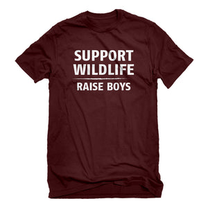Mens Support Wildlife Raise Boys Unisex T-shirt