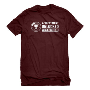 Mens Achievement Unlocked Tied the Knot Unisex T-shirt