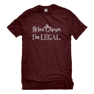 Mens Relax Gringo I'm Legal Sombrero Unisex T-shirt