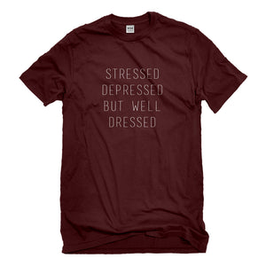 Mens Stressed Depressed Unisex T-shirt