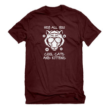 Mens Hey all you Cool Cats and Kittens Unisex T-shirt