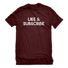 Mens Like and Subscribe Unisex T-shirt