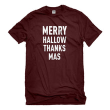 Mens Merry Hallow Thanks Mas Unisex T-shirt