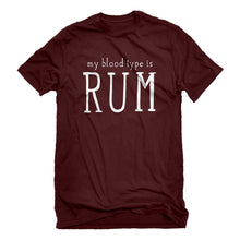Mens My Blood Type is Rum Unisex T-shirt