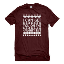 Mens I can get you on the Naughty List Unisex T-shirt