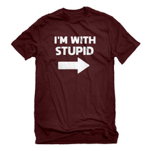 Mens I'm With Stupid Right Unisex T-shirt