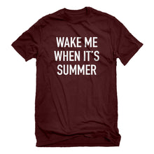Mens Wake me When its Summer Unisex T-shirt