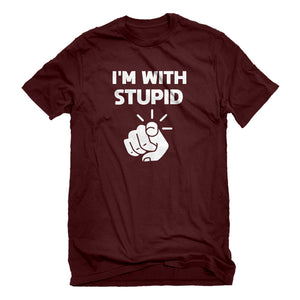 Mens I'm With Stupid You Unisex T-shirt