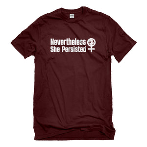 Mens She Persisted Bold Unisex T-shirt