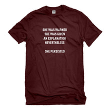 Mens She Persisted Venus Fist Unisex T-shirt