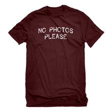 Mens No Photos Please Unisex T-shirt