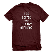 Mens 90% Coffee 10% Dry Shampoo Unisex T-shirt