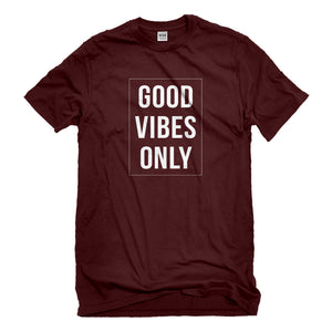 Mens Good Vibes Only Unisex T-shirt