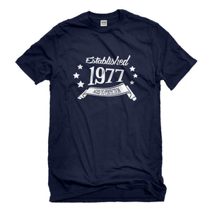 Mens Established 1977 Unisex T-shirt