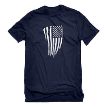 Mens American Flag Vertical Unisex T-shirt