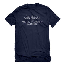 Mens You want a queen? Earn me. Unisex T-shirt