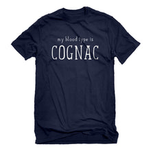 Mens My Blood Type is Cognac Unisex T-shirt