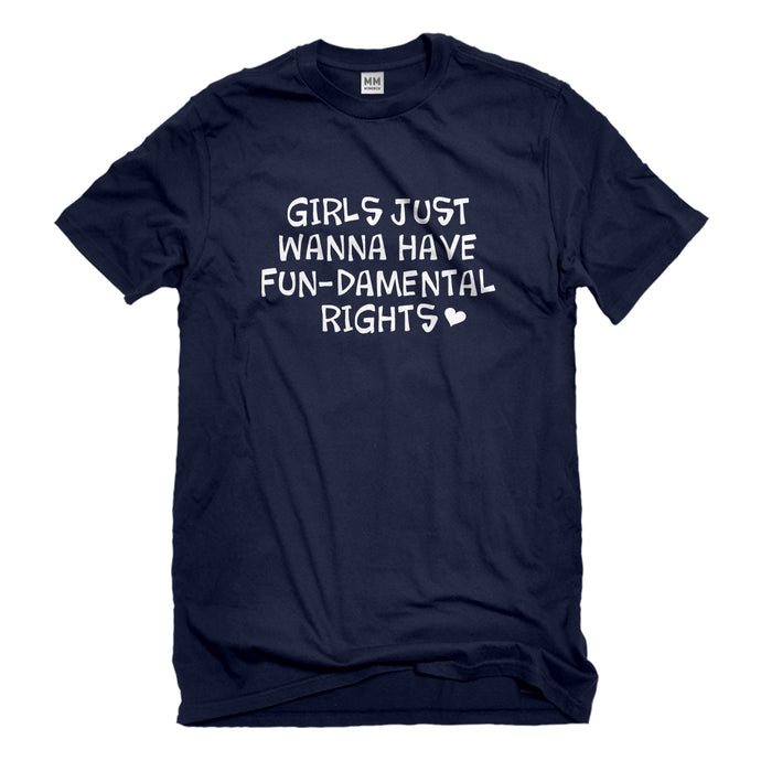 Mens Girls Wanna Have Fundamental Rights Unisex T-shirt