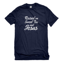 Mens Raised on Sweet Tea and Jesus Unisex T-shirt