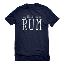 Mens My Blood Type is Rum Unisex T-shirt