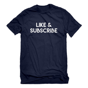 Mens Like and Subscribe Unisex T-shirt