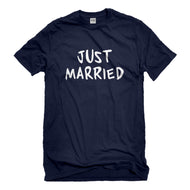 Mens Just Married Unisex T-shirt