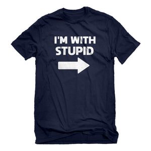 Mens I'm With Stupid Right Unisex T-shirt