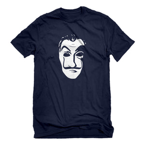 Mens Salvador Dali Face Heist Mask Unisex T-shirt