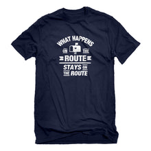 Mens What Happens on the Route Stays on the Route Unisex T-shirt