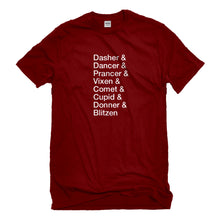 Mens Reindeer Names Unisex T-shirt