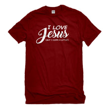 Mens I Love Jesus but I Cuss a Little Unisex T-shirt