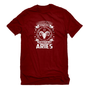 Mens Aries Astrology Zodiac Sign Unisex T-shirt