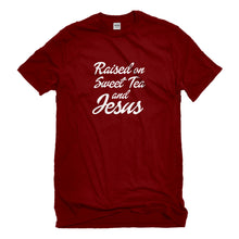 Mens Raised on Sweet Tea and Jesus Unisex T-shirt