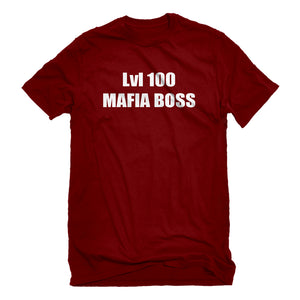 Mens Lvl 100 Mafia Boss Unisex T-shirt