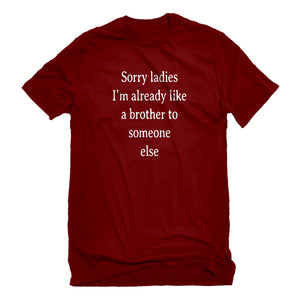 Mens Sorry ladies Unisex T-shirt