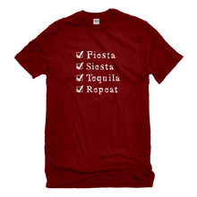 Mens Fiesta Siesta Tequila Repeat Unisex T-shirt