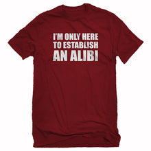 Mens Here to Establish and Alibi Unisex T-shirt