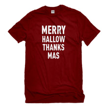 Mens Merry Hallow Thanks Mas Unisex T-shirt