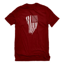 Mens American Flag Vertical Unisex T-shirt