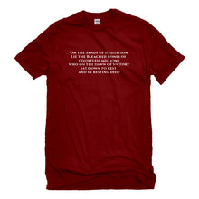 Mens On the Sands of Hesitation Unisex T-shirt