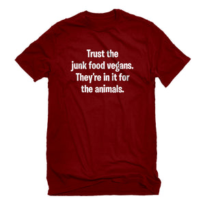 Mens Junk Food Vegans Unisex T-shirt